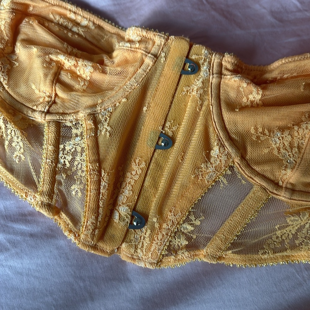 Out From Under Firecracker Lace Corset Women Size… - image 6